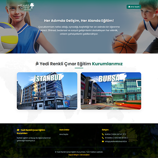 İndex Girişli Kolej Özel Konsept Tasarım